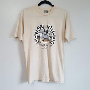Vintage Horse Riding Club Single Stitch Tshirt M/L
